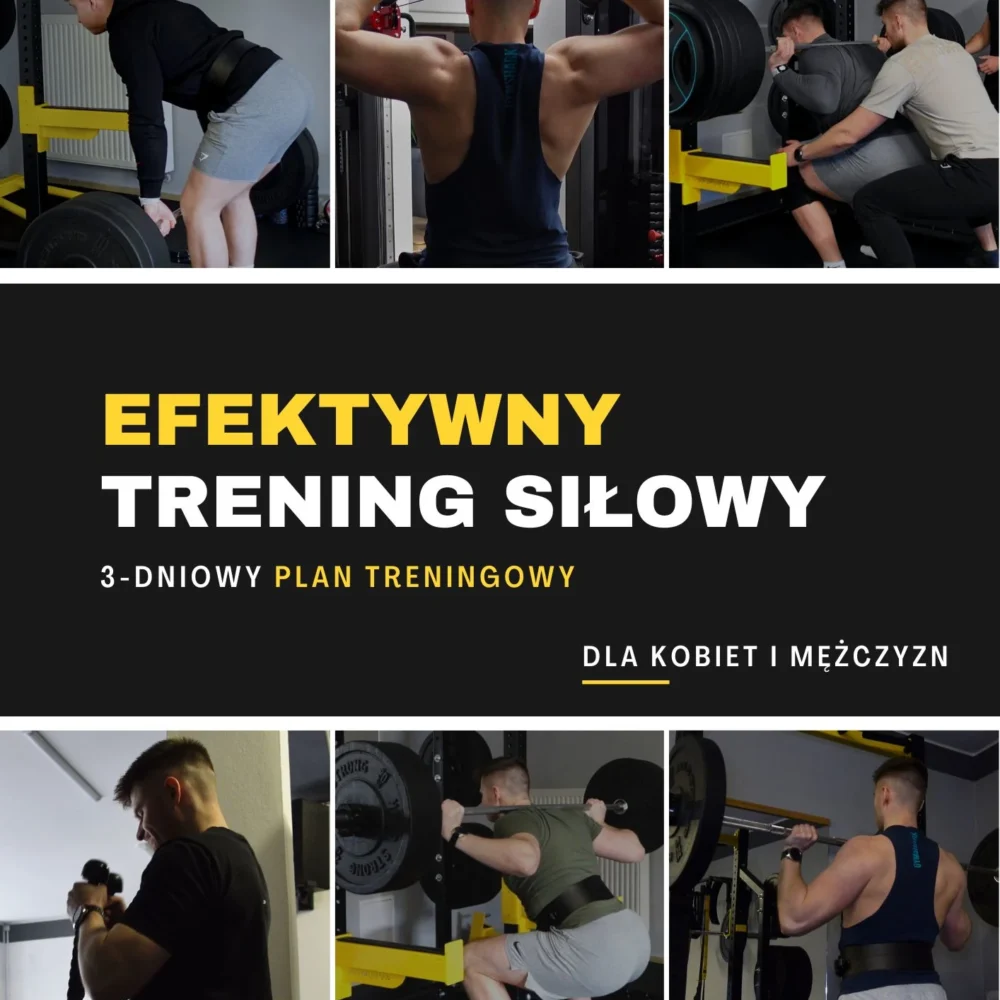 E-book Efektywny trening siłowy 3-dniowy plan treningowy